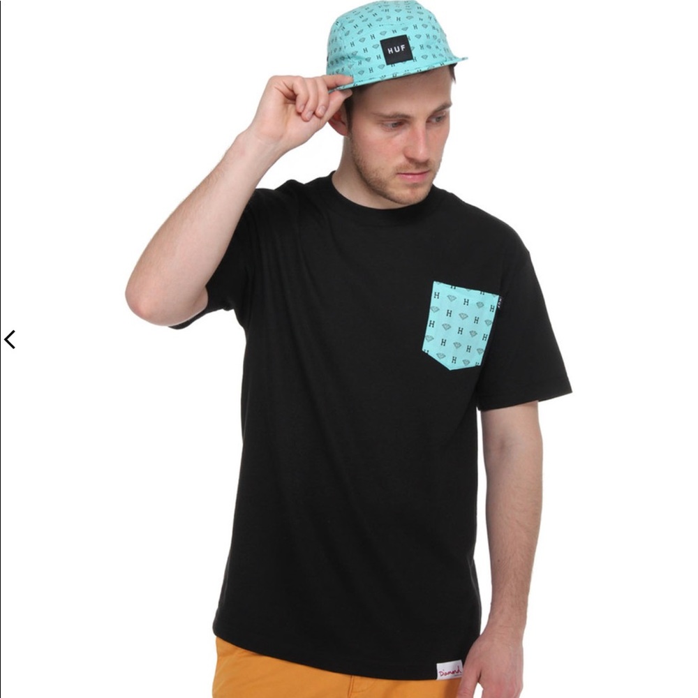 HUF x Diamond Supply Co. Pocket T-Shirt